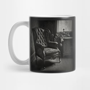 Life in Black and White Chair Mug